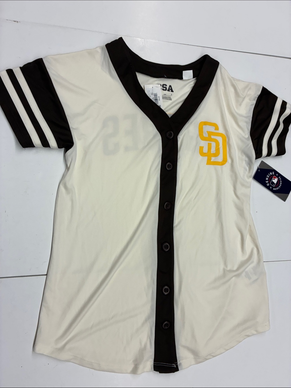 NEW CSA MLB Officially Licensed Men's San Diego Padres Jersey Size Small